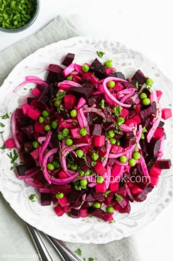 Ukrainian Salat Vinaigrette (Beet Salad)