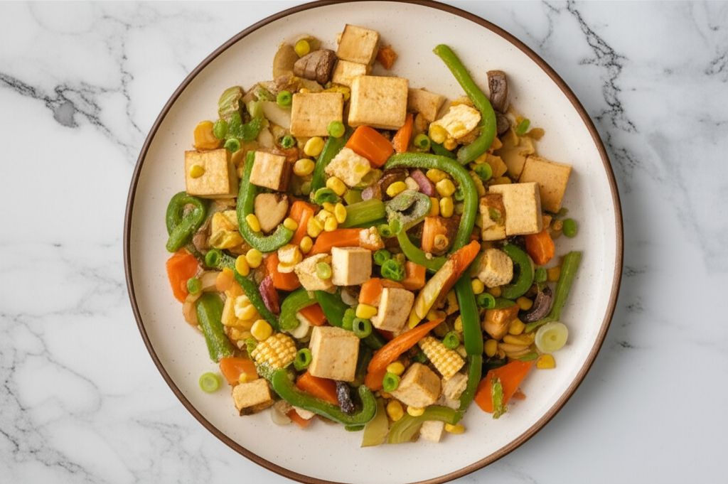 Vegetable and Tofu Stir-fry