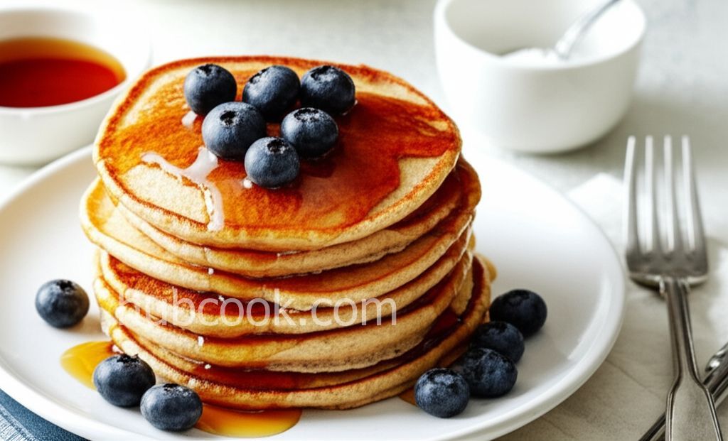 100% Whole Wheat Pancakes