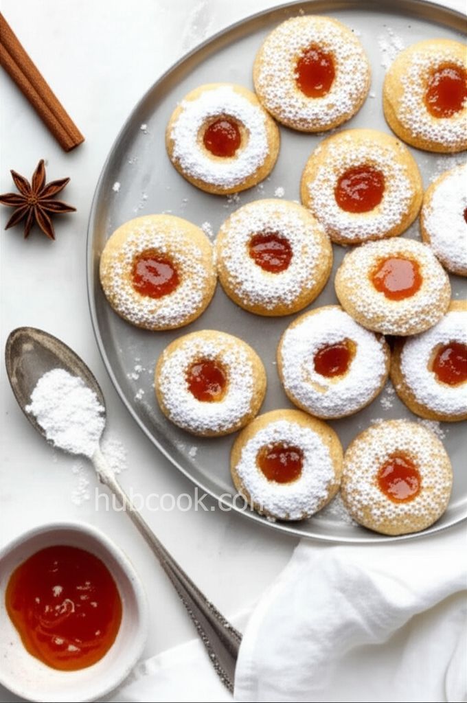 Apricot Cream Cheese Thumbprints