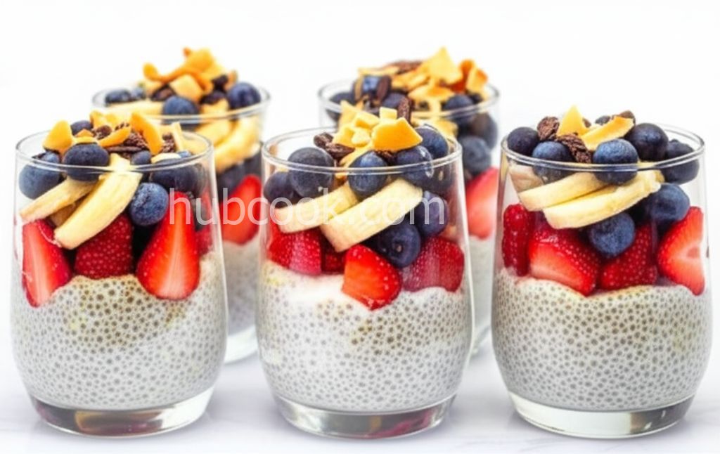 Banana Split Chia Seed Pudding