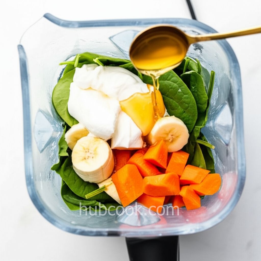 Breakfast Banana Green Smoothie