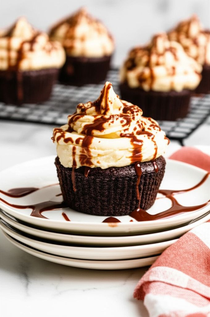 Brownie Cheesecake Cupcakes