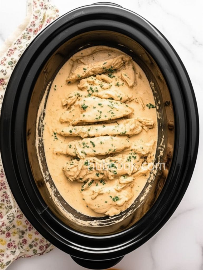 Creamy Italian Slow Cooker Chicken