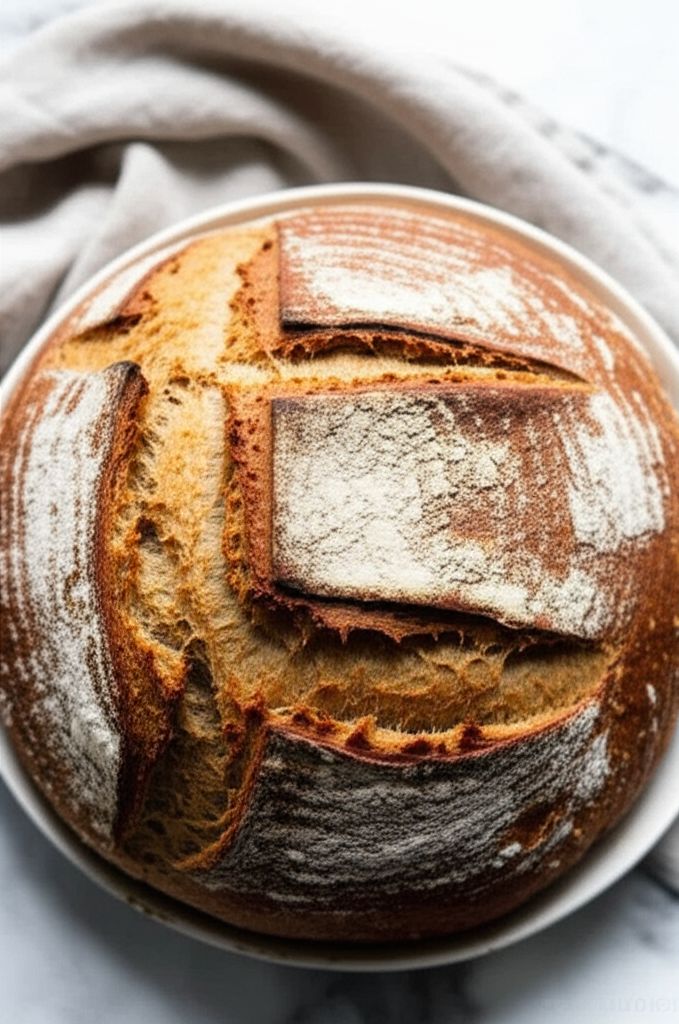Dutch Oven Whole Wheat Bread