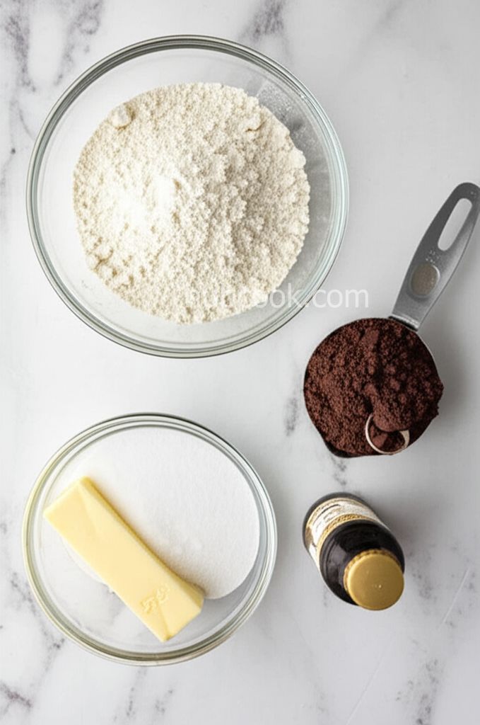 Easy Chocolate Shortbread Cookies
