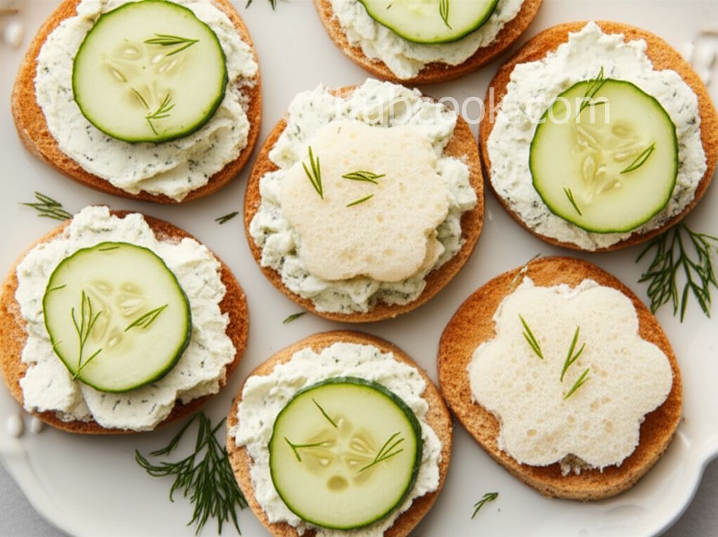 Easy Cucumber Party Sandwiches