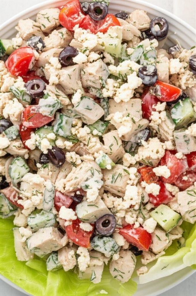 Greek-Style Chicken Salad