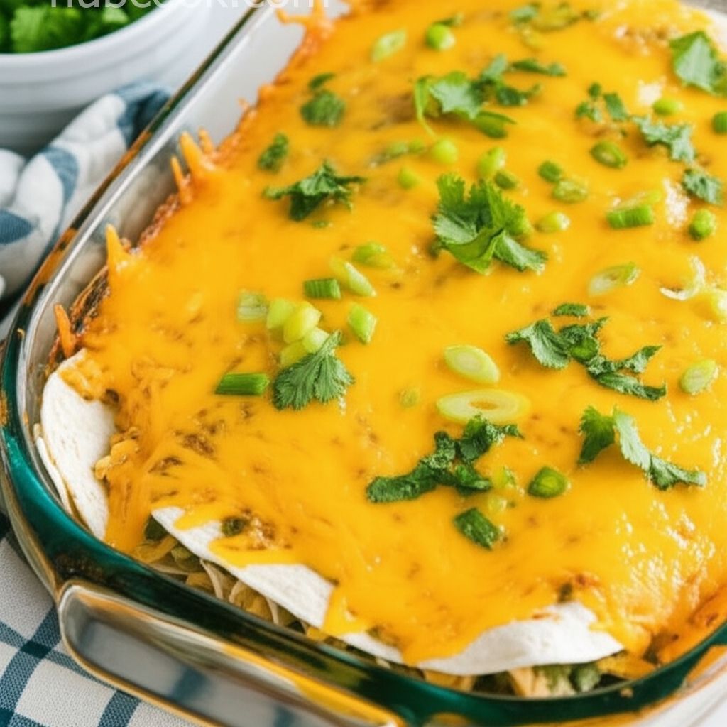 Green Chicken Enchiladas