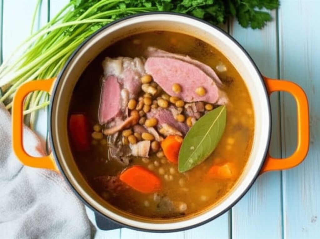 Ham Bone and Bean Soup
