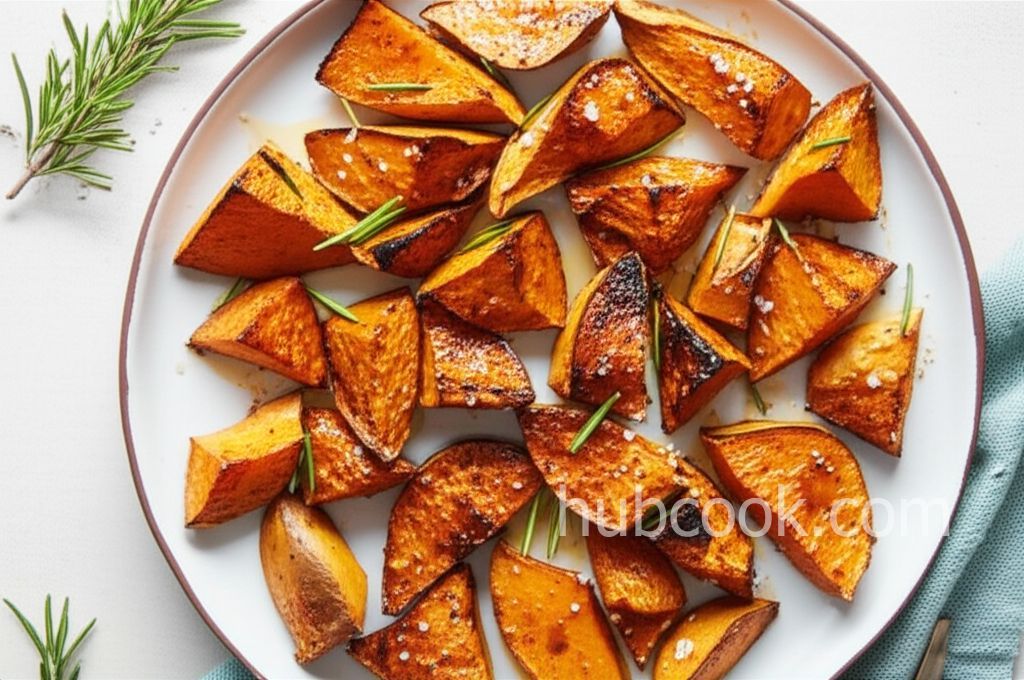 Honey and Rosemary Sweet Potatoes