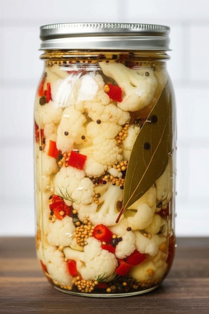 Hungarian Pickled Cauliflower