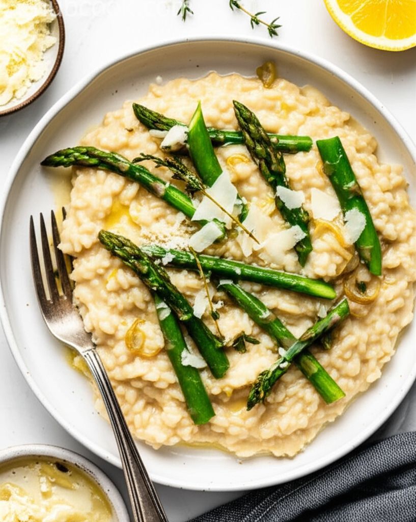 Instant Pot Asparagus Risotto