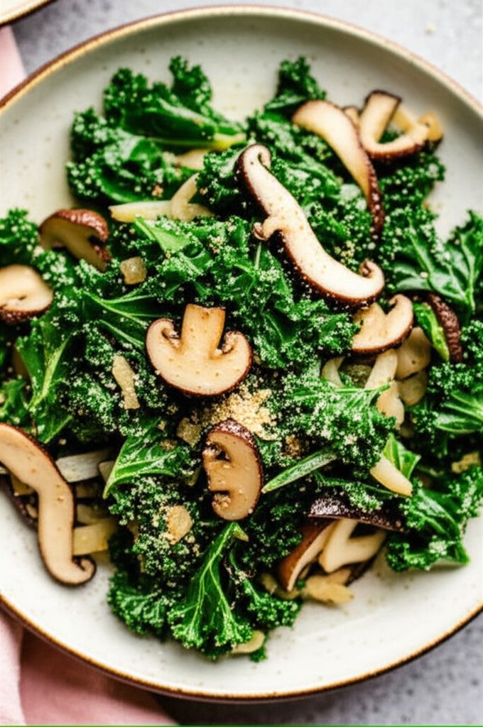 Kale and Mushroom Side