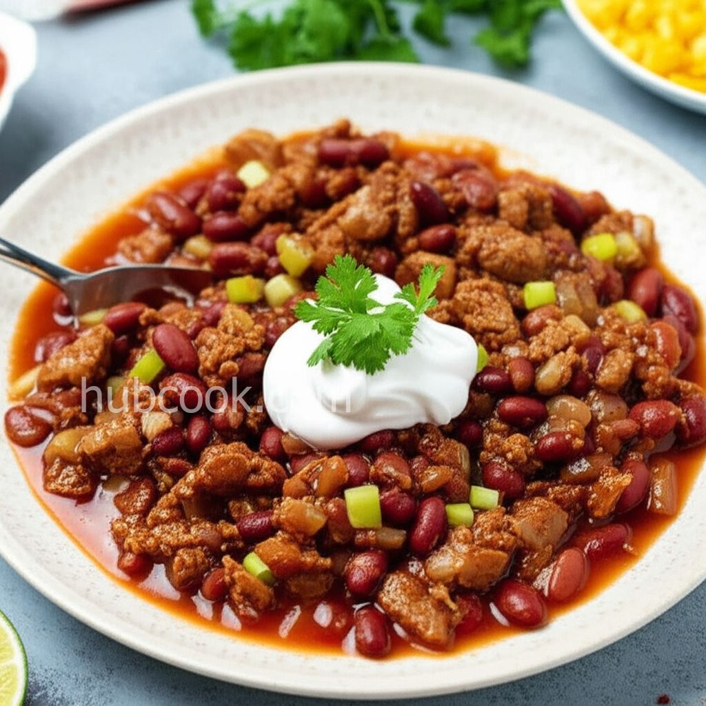 Slow Cooker 3-Bean Chili