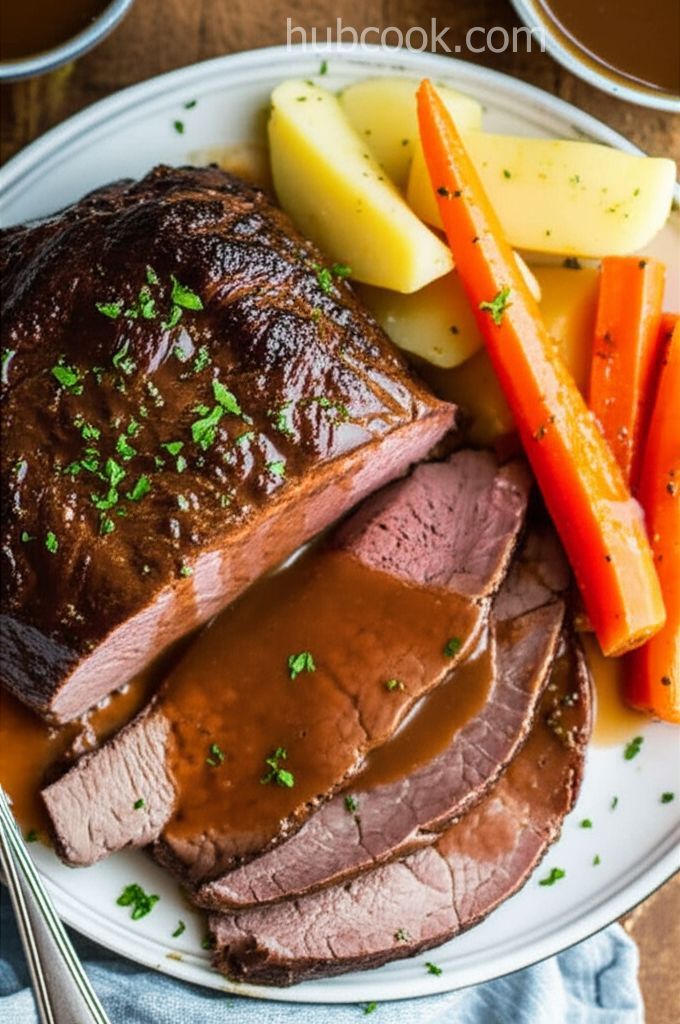 Slow Cooker Eye of Round Roast With Vegetables