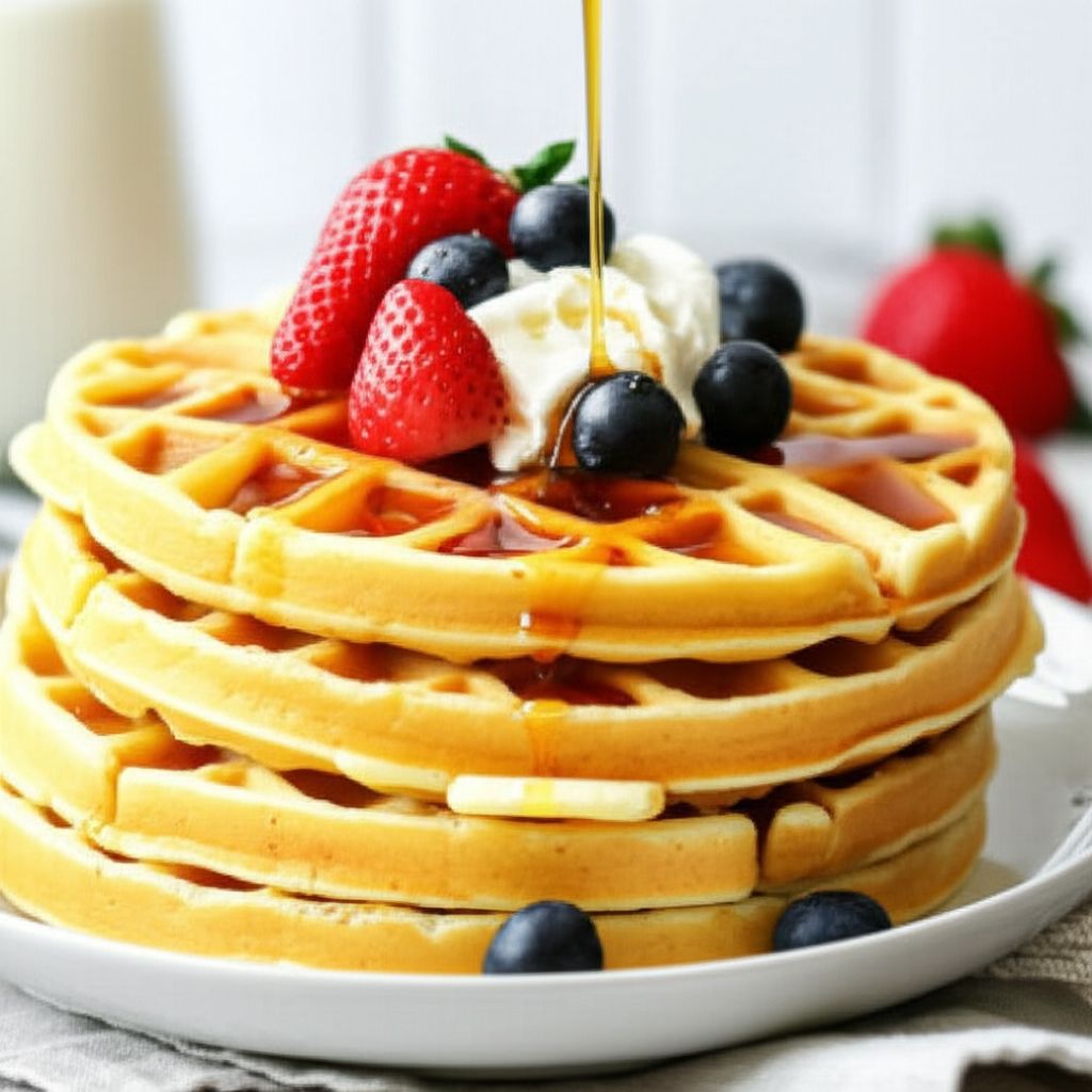 Sour Cream Waffles
