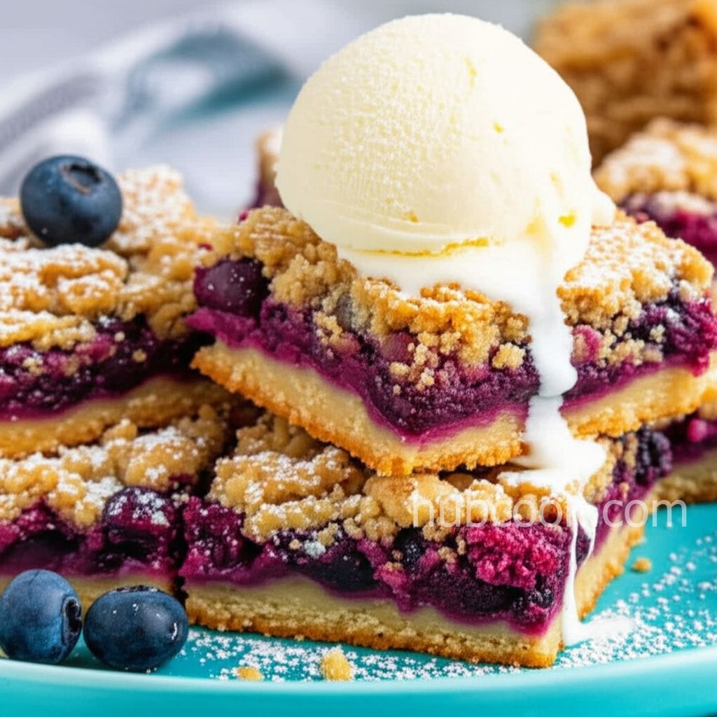 Blueberry Crumble Bars