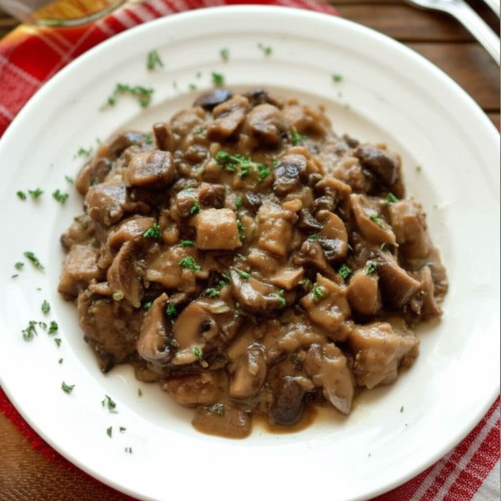Creamy Wild Mushroom Ragoût