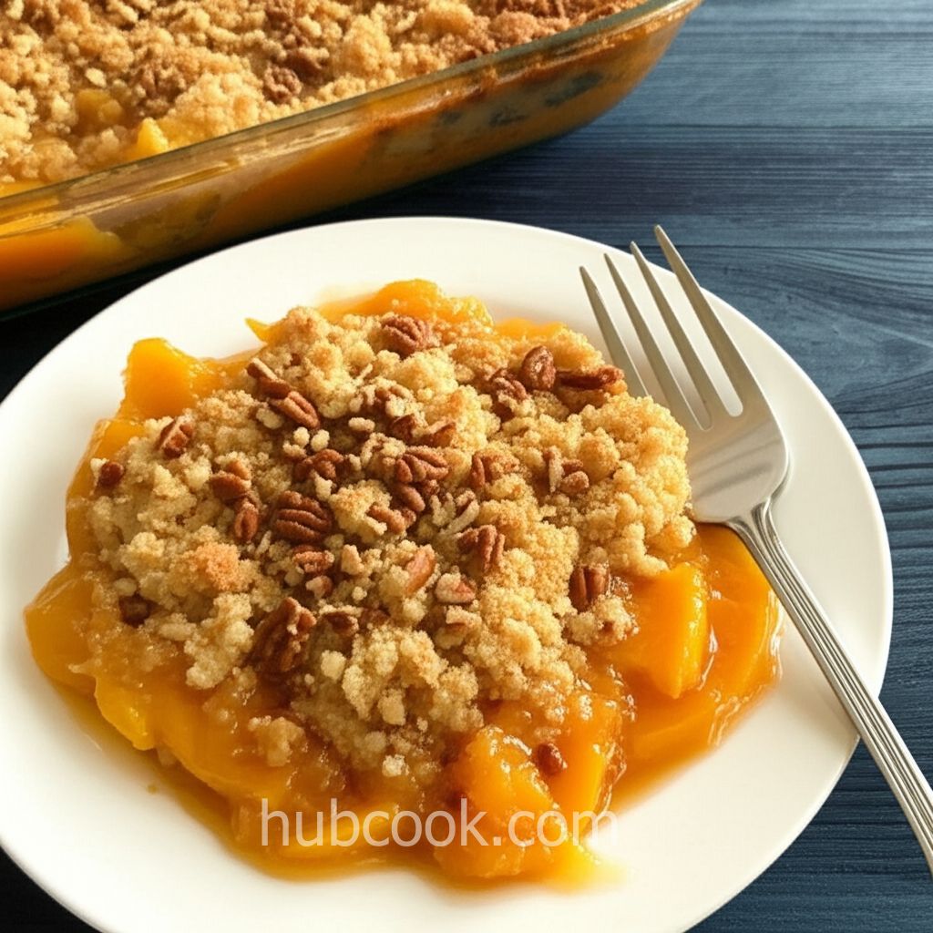 Easy Peach Cobbler with Canned Peaches
