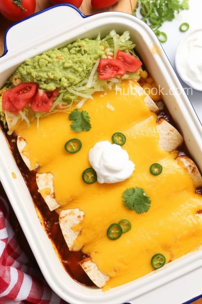 Enchanted Sour Cream Chicken Enchiladas