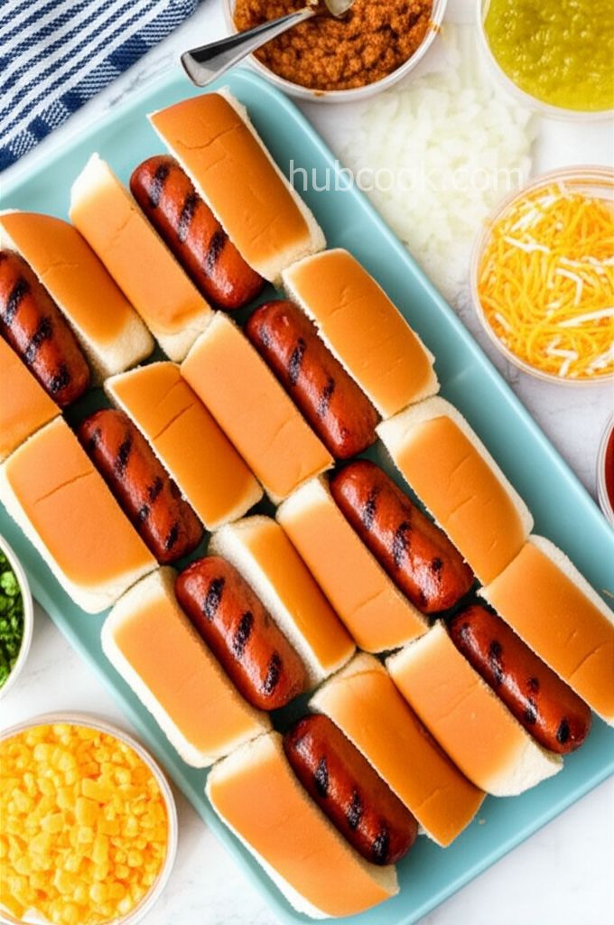Mini Grilled Hot Dog Sliders