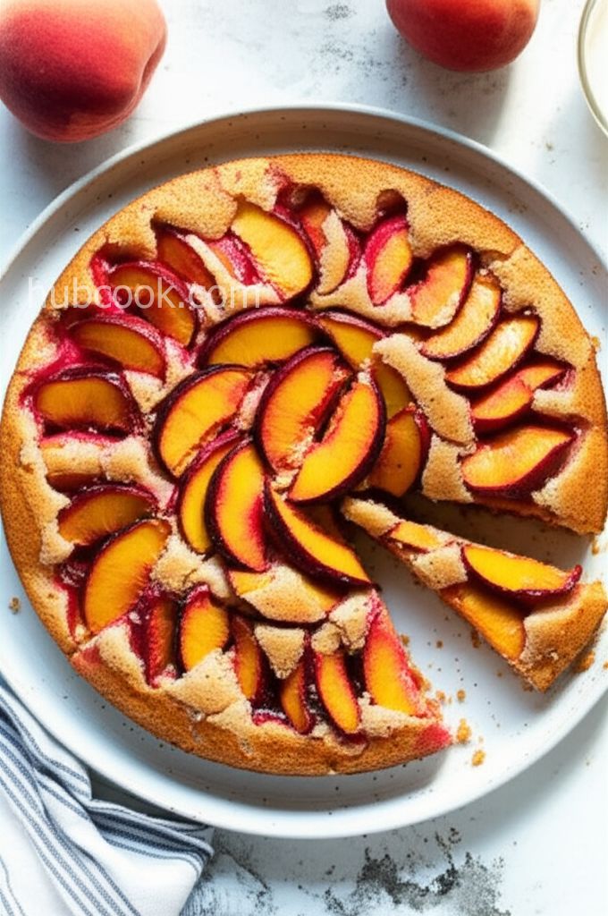 Peach and Plum Cake