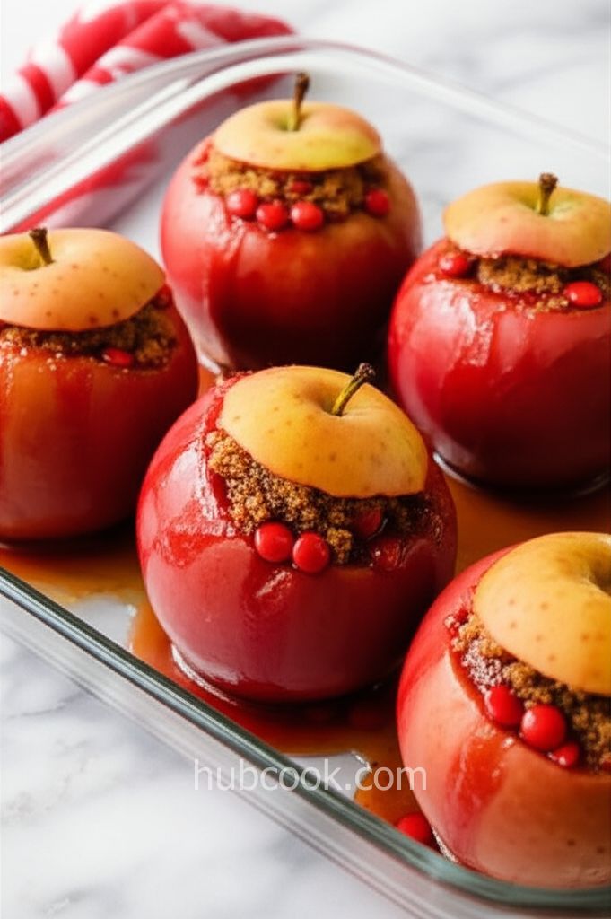 Red Hot Baked Apples