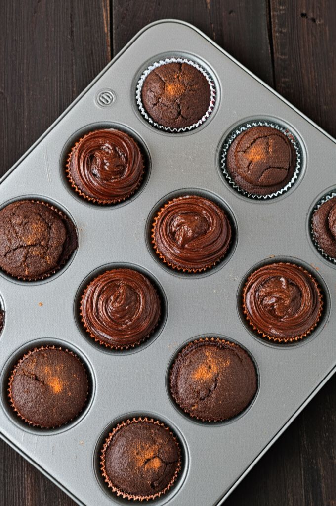 Rice Flour Mexican Chocolate Cupcakes (Gluten Free)